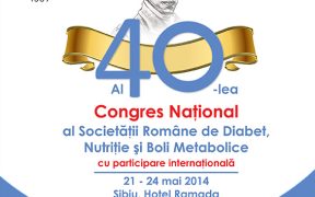 Congresul Naţional al Societăţii Române de Diabet, Nutriţie şi Boli Metabolice se desfăşoară şi anul acesta la Sibiu