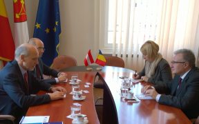 Ambasadorul Austriei la București în vizită la Consiliul Judeţean Sibiu