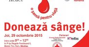 Sesiune mobilă de donare de sânge la Mediaş