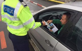 Acțiuni ale polițiștilor rutieri în județul Sibiu