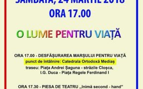 A treia ediție a „Marșului pentru viață” la Mediaș