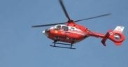 VIDEO: Elicopterul SMURD preia un tânăr cu probleme medicale de la cabana Suru