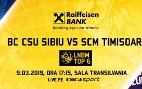 BC CSU Sibiu versus SCM Timișoara