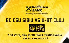 BC CSU Sibiu- U-BT Cluj Napoca