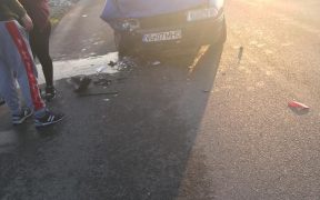Două mașini s-au ciocnit între Cristian și Orlat