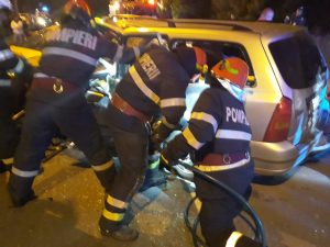 FOTO: Accident cu victime la Mediaş