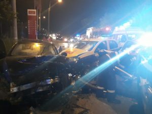 FOTO: Accident cu victime la Mediaş