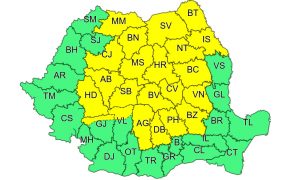 Cod galben de instabilitate atmosferică. Vremea se va răci accentuat
