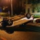 VIDEO: Mașină răsturnată pe șoseaua Alba Iulia. Șoferul nu este de găsit.