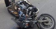 I-a plăcut viteza dar s-a răsturnat cu motocicleta între Slimnic și Ruși