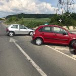 FOTO: A pătruns în intersecție fără să acorde prioritate și a provocat un accident