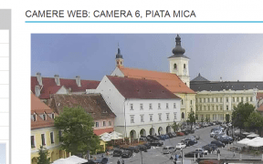 Camera web din Piaţa Mică reparată la insistenţele STAR SIBIAN