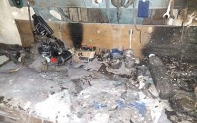 Incendiu la un atelier mecanic în Laslea