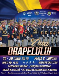 Ziua Drapelului Național, celebrată la Mediaș