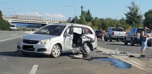 Intersecţia accidentelor: DJ106D dinspre Cisnădie cu DN1