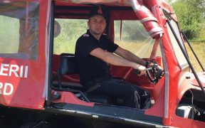 Mesaj de mulțumire pentru un pompier din cadrul ISU SIBIU