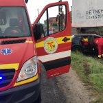 Un cal care păștea liniștit într-o grădină a fost lovit de către o mașină care a derapat