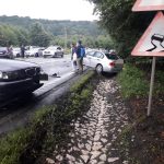 VIDEO-FOTO: ACCIDENT GRAV - BMW rupt în două de alt BMW