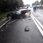 VIDEO-FOTO: ACCIDENT GRAV - BMW rupt în două de alt BMW