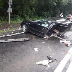 VIDEO-FOTO: ACCIDENT GRAV - BMW rupt în două de alt BMW