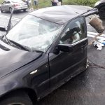 VIDEO-FOTO: ACCIDENT GRAV - BMW rupt în două de alt BMW