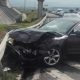 FOTO: Coliziune între trei mașini pe autostrada A1