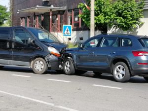 Galerie Foto: Accident la Copșa Mică, trei persoane implicate