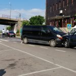 Galerie Foto: Accident la Copșa Mică, trei persoane implicate