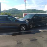 Galerie Foto: Accident la Copșa Mică, trei persoane implicate