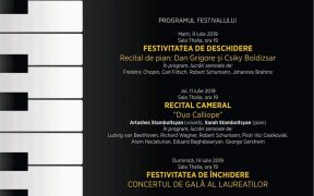 Începe cea de-a XXIV-a ediție a Festivalului „Carl Filtsch”