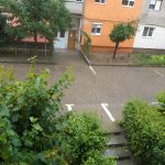 FOTO & VIDEO: Inundații la Mediaș | Altă ploaie, aceleași probleme