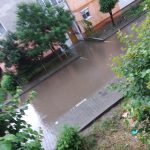 FOTO & VIDEO: Inundații la Mediaș | Altă ploaie, aceleași probleme