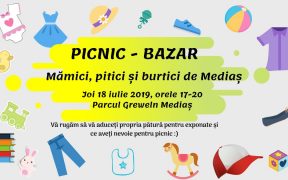 Picnic-bazar la Mediaș, în Parcul Greweln