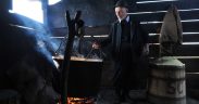 Mămăligă făcută de un "tânăr" de 98 ani în weekend la Muzeul Astra
