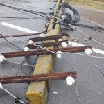 Acoperișul unei case din Daia a fost luat pe sus de vântul puternic