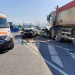 Accident rutier cu patru victime la intrarea pe autostrada A1