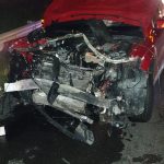 Urs lovit pe autostrada A1 în zona Aciliu. Patru autoturisme sunt implicate