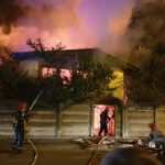 Incendiu la acoperișul unei case de pe strada Părului din Sibiu