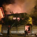 Incendiu la acoperișul unei case de pe strada Părului din Sibiu