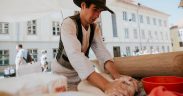 Calfele călătoare fac demonstrații de gastronomie în Muzeul Astra