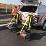 FOTO: Noi probleme la terasamentul autostrăzii A1 între Săliște și Aciliu