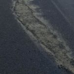 FOTO: Noi probleme la terasamentul autostrăzii A1 între Săliște și Aciliu