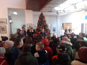 Întâlnire cu Moș Crăciun la Primăria din Mediaș
