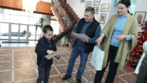 Întâlnire cu Moș Crăciun la Primăria din Mediaș
