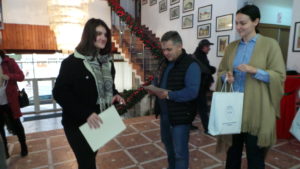 Întâlnire cu Moș Crăciun la Primăria din Mediaș