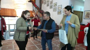 Întâlnire cu Moș Crăciun la Primăria din Mediaș