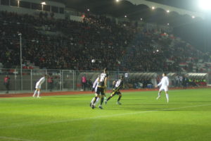 „Câinii roșii”, umiliți pe terenul echipei A.F.C. Hermannstadt