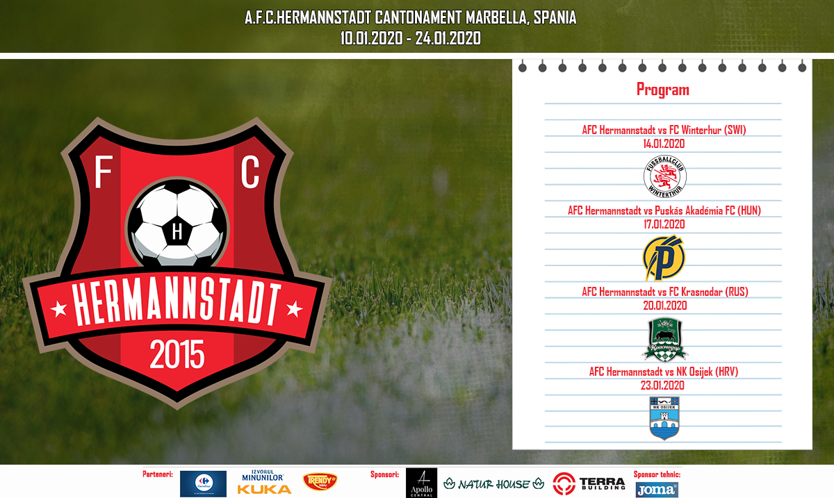 A.F.C. Hermannstadt se pregătește pentru intrarea în cantonament