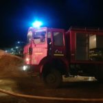 VIDEO-FOTO: Incendiu izbucnit la Marpod la un depozit de furaje