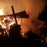 VIDEO-FOTO: Incendiu izbucnit la Marpod la un depozit de furaje